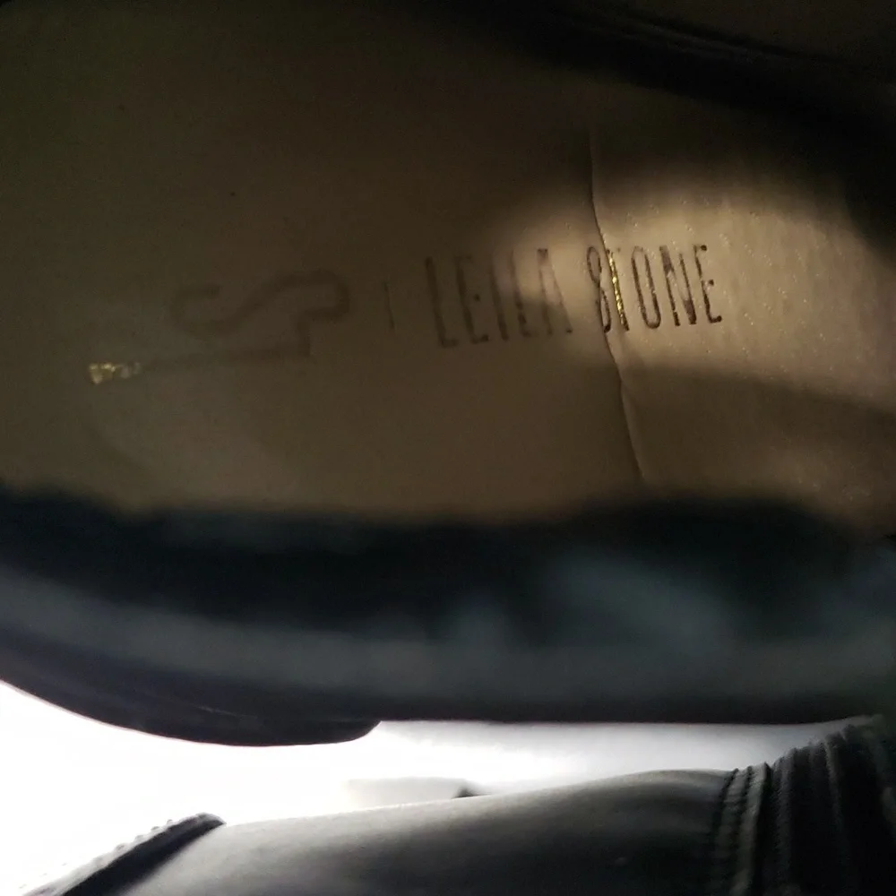 LEILA STONE black high shoes - Picture 11 of 15